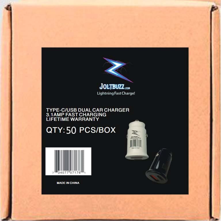 TYPE-C/USB DUAL CAR CHARGER