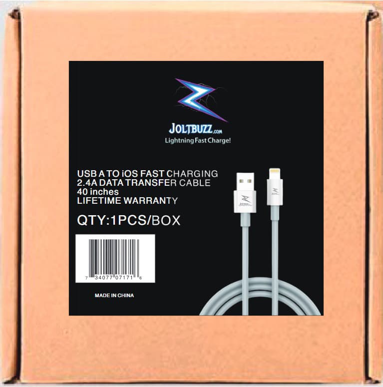 USB A TO iOS CHARGING CABLE